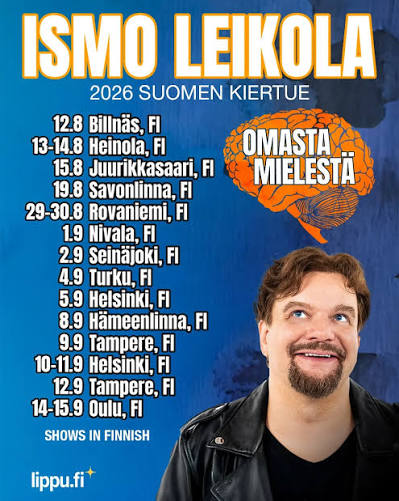 Ismo Leikola 2026 tour poster